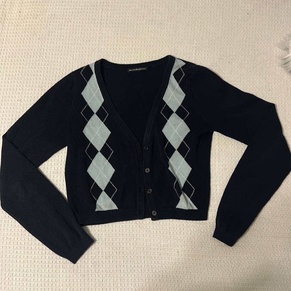Brandy Melville Argyle Cardigan